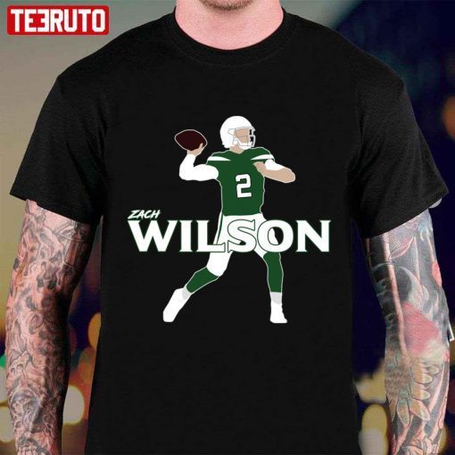 Zach Wilson Nfl Pros Player T-shirt