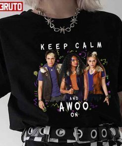 Zombies 2 Keep Calm And Awoo On Tee shirt