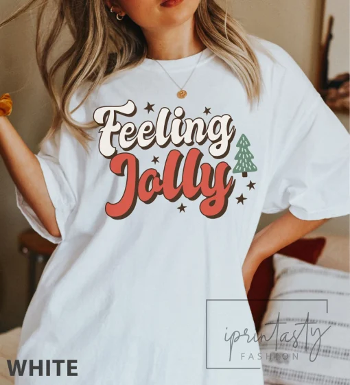 feelling jolly Christmas t-shirt