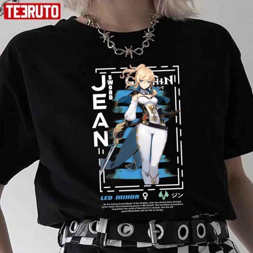 Acting Grand Master Jean Aesthetic Genshin Impact Tee Shirt