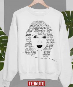 Aesthetic Portrait 1989 Albums Songs Quote Tee Shirt