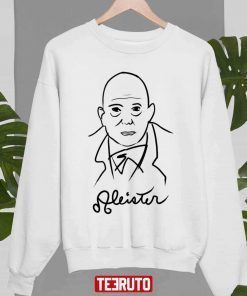 Aleister Outline Portrait Aleister Crowley T-Shirt