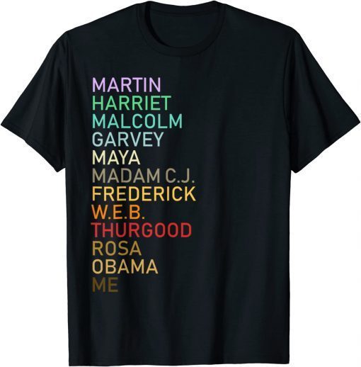 Black History Month Black Leader's T-Shirt