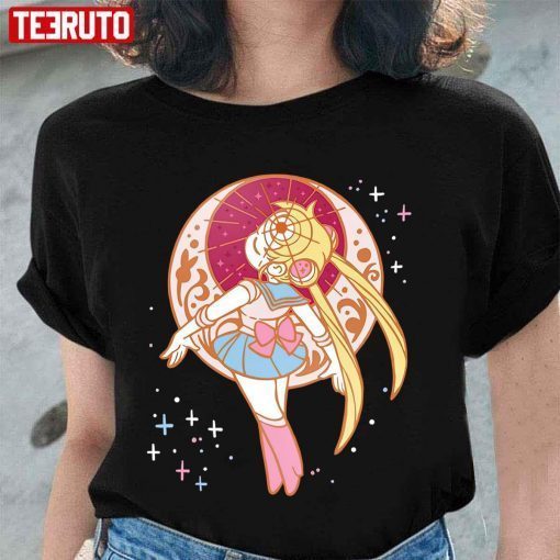 Chibi Design Sailor Moon Pink Girl T-Shirt