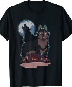 Hunter's Wolf Owl Costume House-Kid Friends Family T-Shirt