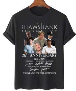 The Shawshank Redemption 26th Anniversary 1994 2020 Signature T-Shirt