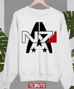 White Ver Mass Effect N7 Alliance T-Shirt