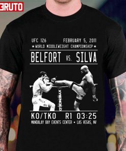 World Middleweight Championship Belfort Vs Anderson Silva T-shirt