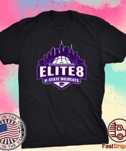 2023 NCAA Men's Basketball Elite8 K-State Wildcats Tee Shirt