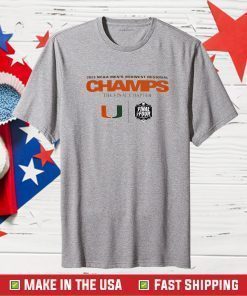 2023 NCAA Men's Basketball Midwest Regional The Final Chapter Champions Miami Hurricanes Tee Shirt