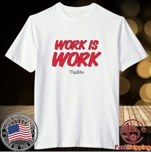 Adonijah Green Work Is Work Flyville Tee Shirt