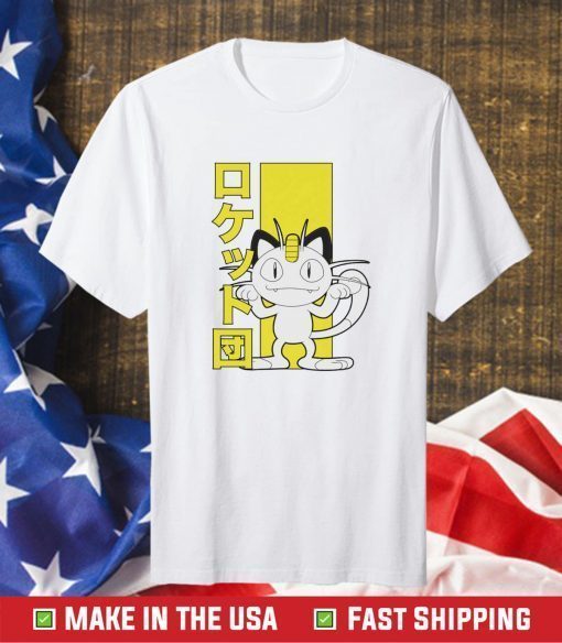 Akedo x Pokemon Team Rocket Meowth Tee Shirt