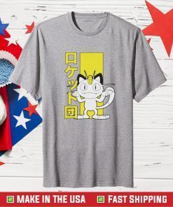 Akedo x Pokemon Team Rocket Meowth Tee Shirt