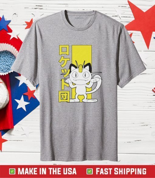 Akedo x Pokemon Team Rocket Meowth Tee Shirt