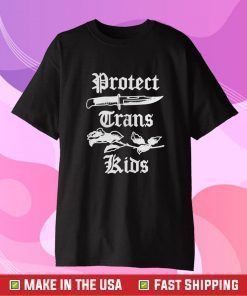 Peggy Flanagan Protect Trans Kids Tee Shirt