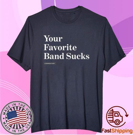 Your Favorite Band Sucks Onion Headline Tee Shirt