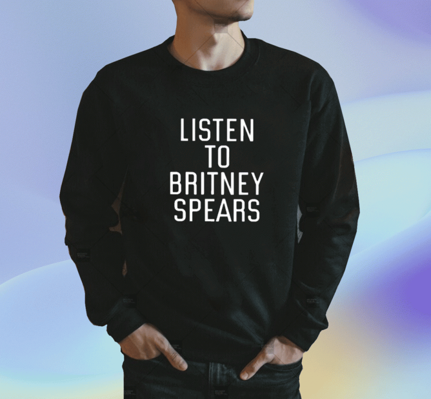 Aaron Listen To Britney Spears T-Shirt