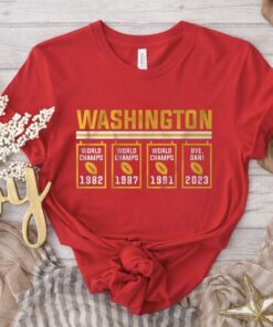 Bye Dan Banners Washington Football Shirt