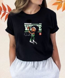 Boston Cartoon Derrick White Shirt