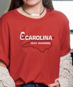 Carolina Take Warning Hockey Shirt