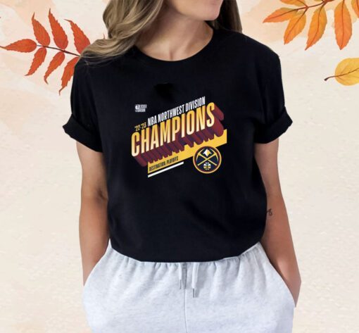 Denver Nuggets Fanatics Branded Navy 2023 Northwest Division Champions Locker Room Shirt