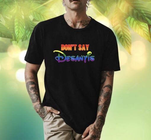 Don't Say DeSantis Florida Say Gay LGBTQ Pride T-Shirt