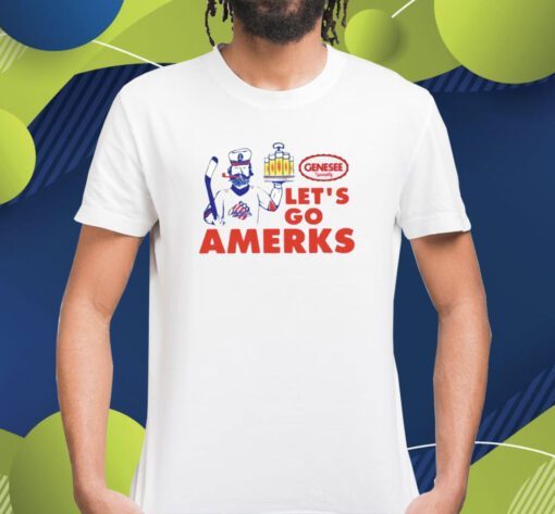 Genesee Beer Let’s go Amerks Shirt