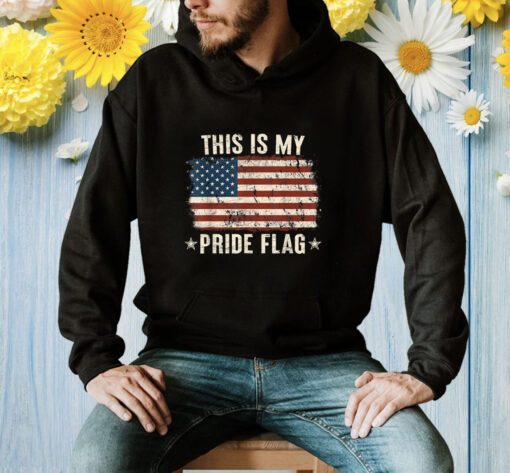 This Is My Pride Flag USA American 4th of July Patriotic Shirt