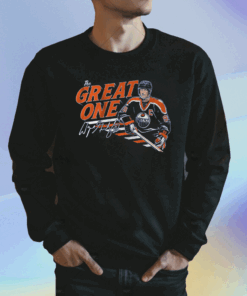 Wayne Gretzky The Great One Edmonton NHL Alumni Shirt