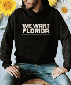 We Want Florida South Florida Hockey Shirt