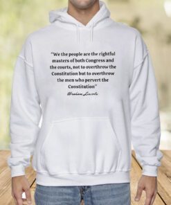 We the People are the Rightful Master Shirt