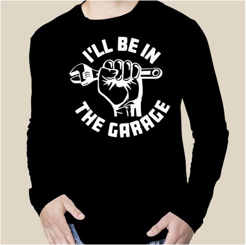 I’Ll Be In The Garage Retro TShirt