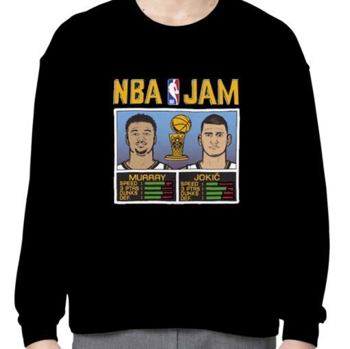 Homage Nikola Jokic & Jamal Murray Denver Nuggets NBA 2023 Shirt