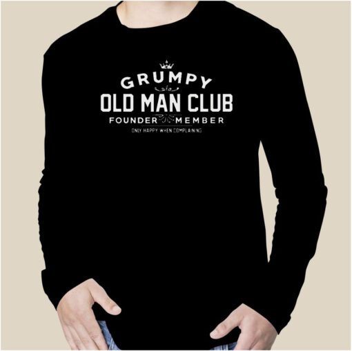 Grumpy Old Man Club Founder Member Vintage Shirt