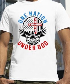 Trump 2024 One Nation Under God Tee Shirt