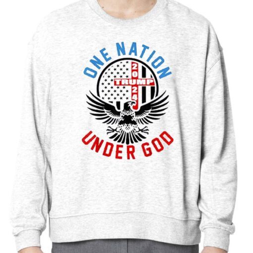 Trump 2024 One Nation Under God Tee Shirt