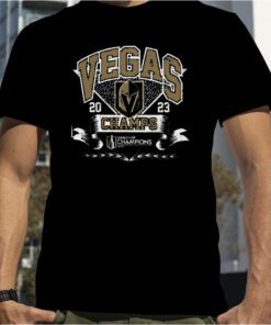 Vegas Golden Knights Majestic Threads 2023 Stanley Cup Champions Ringer Shirt