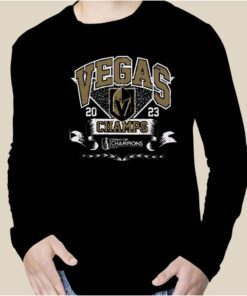 Vegas Golden Knights Majestic Threads 2023 Stanley Cup Champions Ringer Shirt