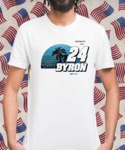 William Byron 24 Upf 50 Fishing Retro Shirt