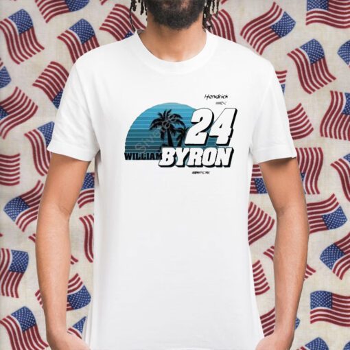 William Byron 24 Upf 50 Fishing Retro Shirt