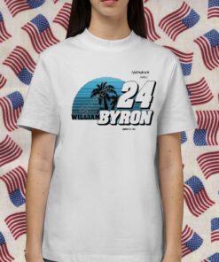 William Byron 24 Upf 50 Fishing Retro Shirt