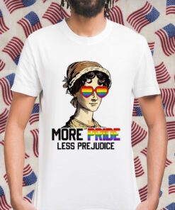 More Pride Less Prejudice Lgbt Gay Proud Ally Pride Month 2023 T-Shirt