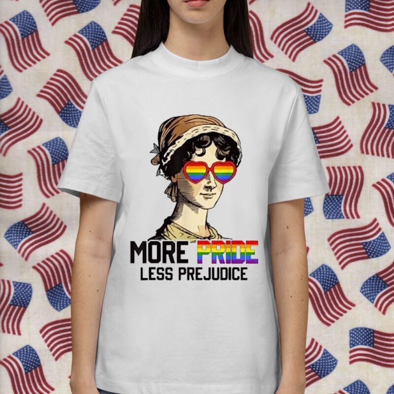 More Pride Less Prejudice Lgbt Gay Proud Ally Pride Month 2023 T-Shirt