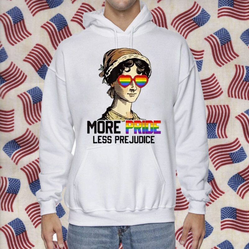 More Pride Less Prejudice Lgbt Gay Proud Ally Pride Month 2023 T-Shirt