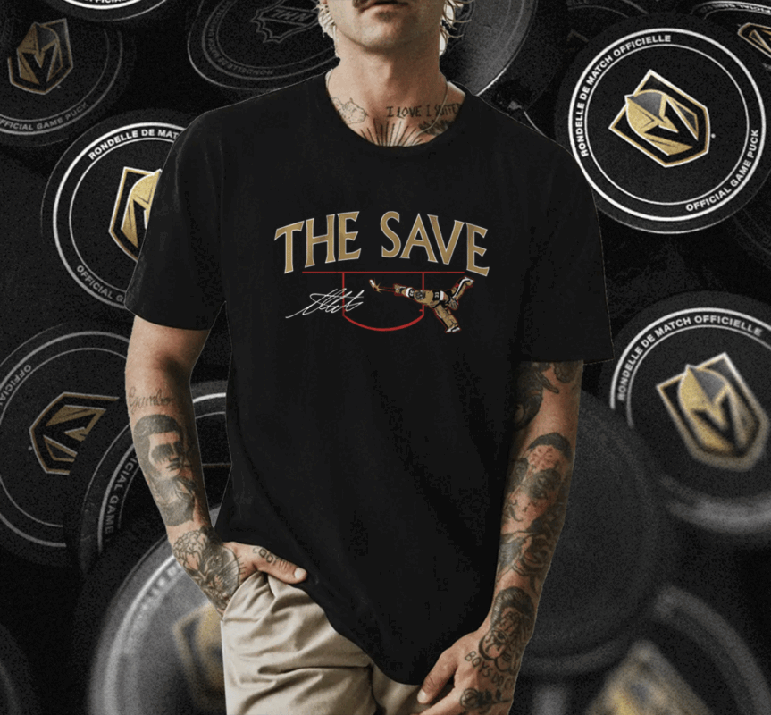 Vegas Hockey Adin Hill The Save Shirt