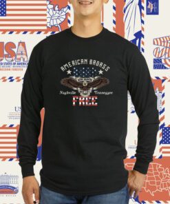 Vintage American Badass Born Free Shirts