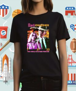 Barbenheimer 7 21 23 The World Changes Forever T-Shirt