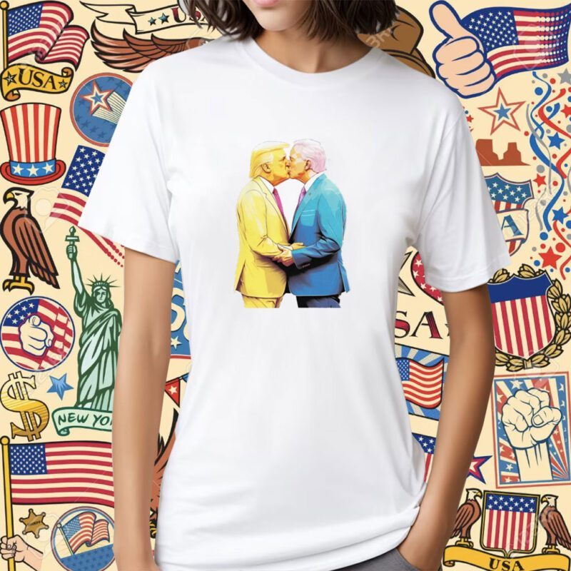 Biden And Trump Kissing Shirt