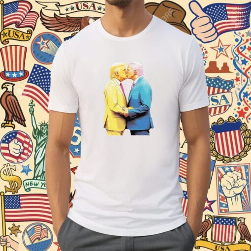 Biden And Trump Kissing Shirt