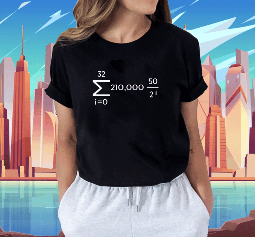 Bitcoin Supply Formula Shirt